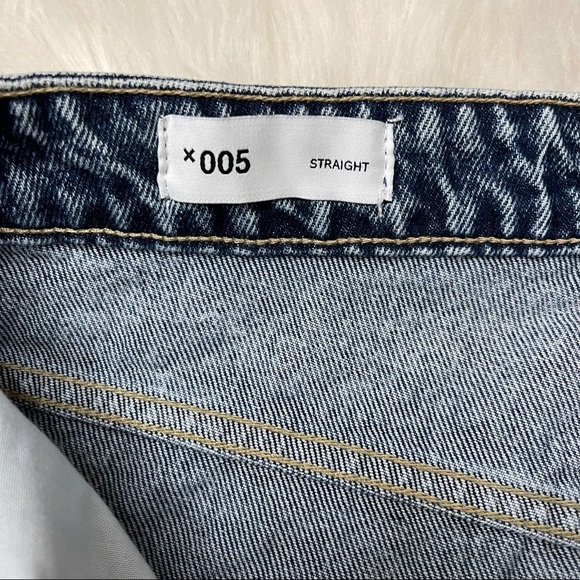 ASOS x Collusion | x005 Straight Leg Striped Denim Jeans - Picture 12 of 16